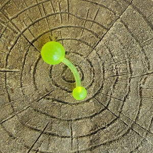 COPY - 16g glow in the dark belly ring